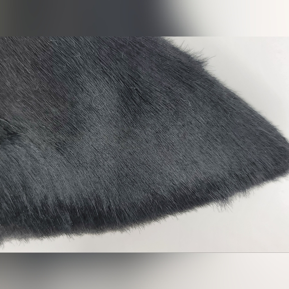 Vince Vero Cuoio- Black Claire Pony Hair & Leather D'Orsay Pumps Pointed Toe - Picture 4 of 10